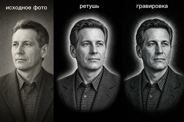 Гравировка портрета