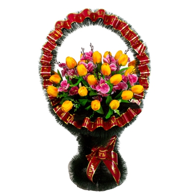 Корзина с цветами № 18