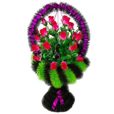 Корзина с цветами № 8