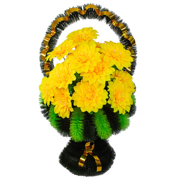 Корзина с цветами № 7
