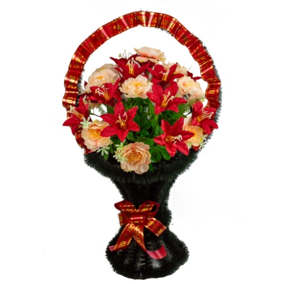 Корзина с цветами № 17